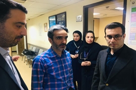بازدید معاون محترم توسعه دانشگاه از مرکز آموزشی درمانی امیرالمؤمنین(ع)